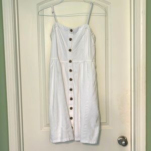 Medium cotton/linen sundress with pockets